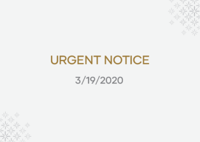 Urgent Notice