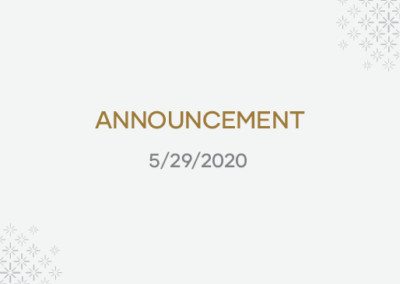 Announcement