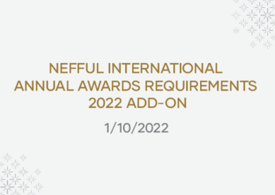 Nefful International Annual Awards Requirements 2022 Add-on