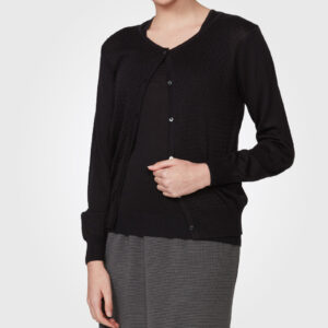 OC004 Textured Knitted Cardigan