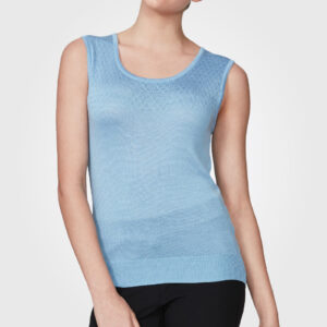 OC005 Textured Knitted Sleeveless Shell