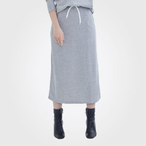 OC057 French Terry Midi Skirt
