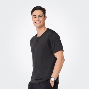 OC080 Henley Neck T-Shirt